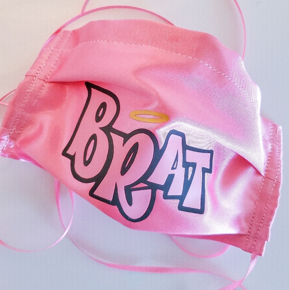 Other - Brat Face Mask - Pink